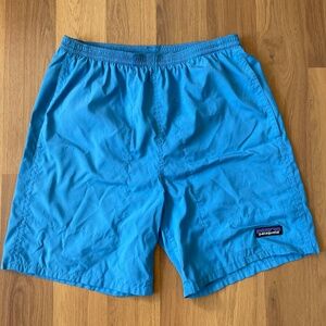 Men's Patagonia 7" Baggies, Small, Light Blue